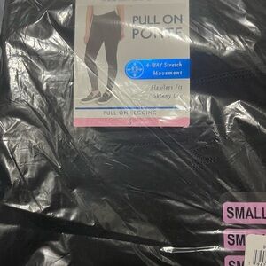 Seven7 Black Pull-On Leggings